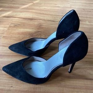 Zara d'orsay suede pumps- sz. 41